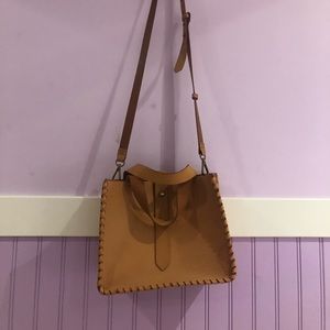 MADEWELL WHIPSTITCH LEATHER CROSSBODY